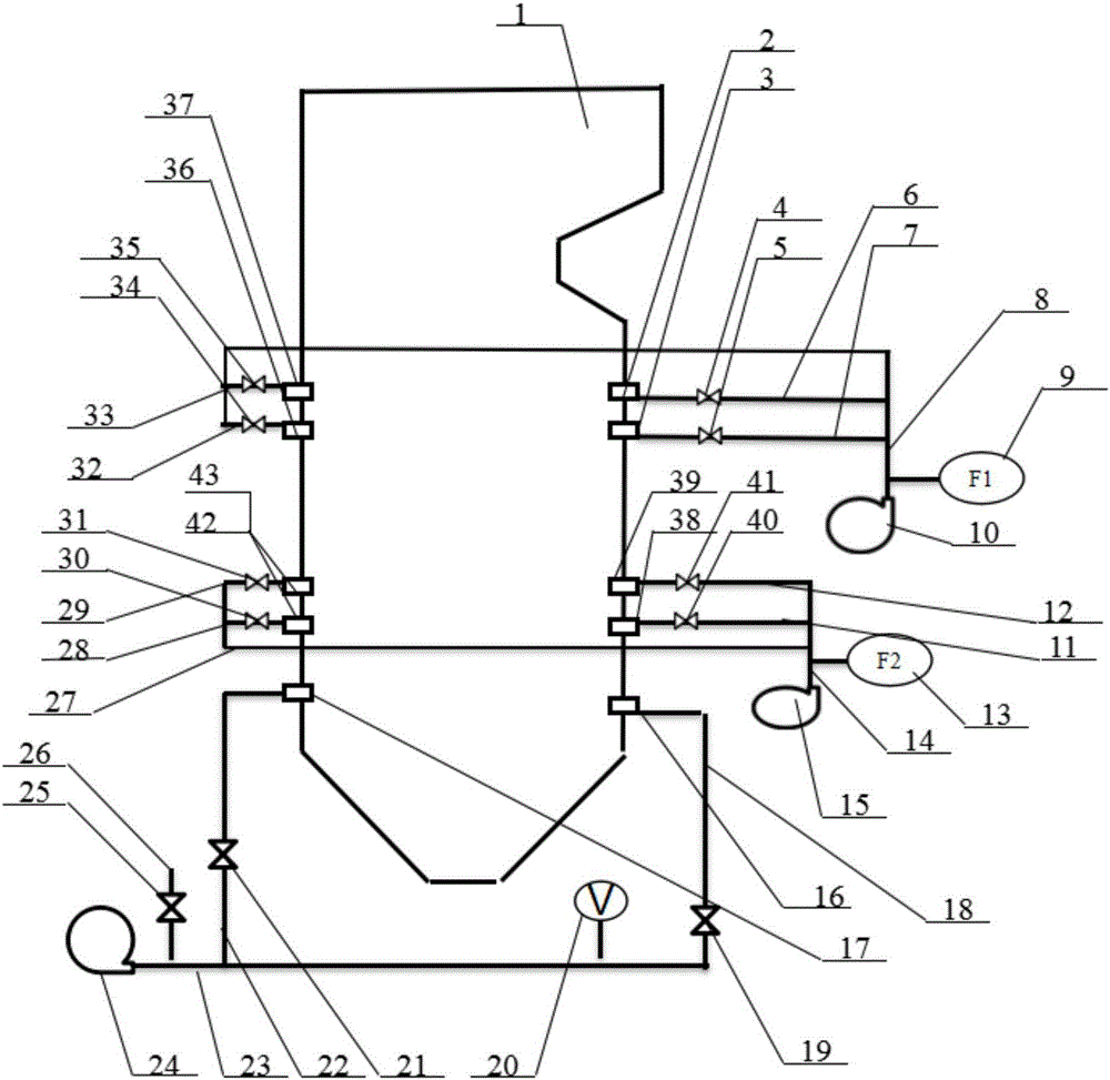 一种观测炉内空气分级流动的实验装置的制造方法
