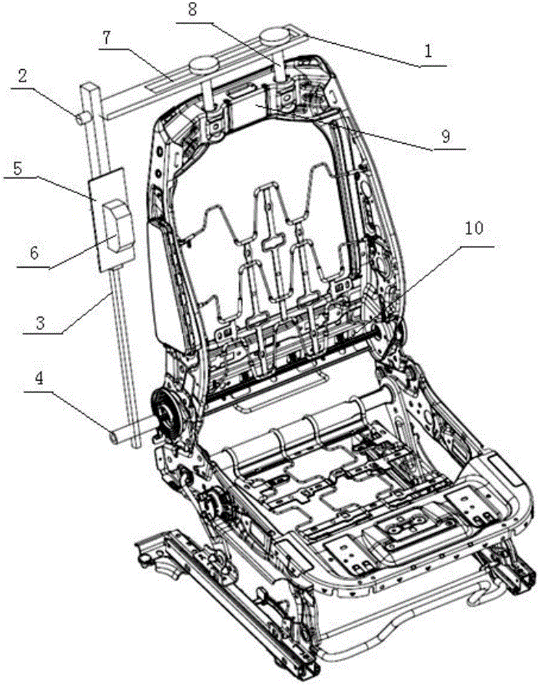 一种测试汽车座椅靠背角的装置的制造方法