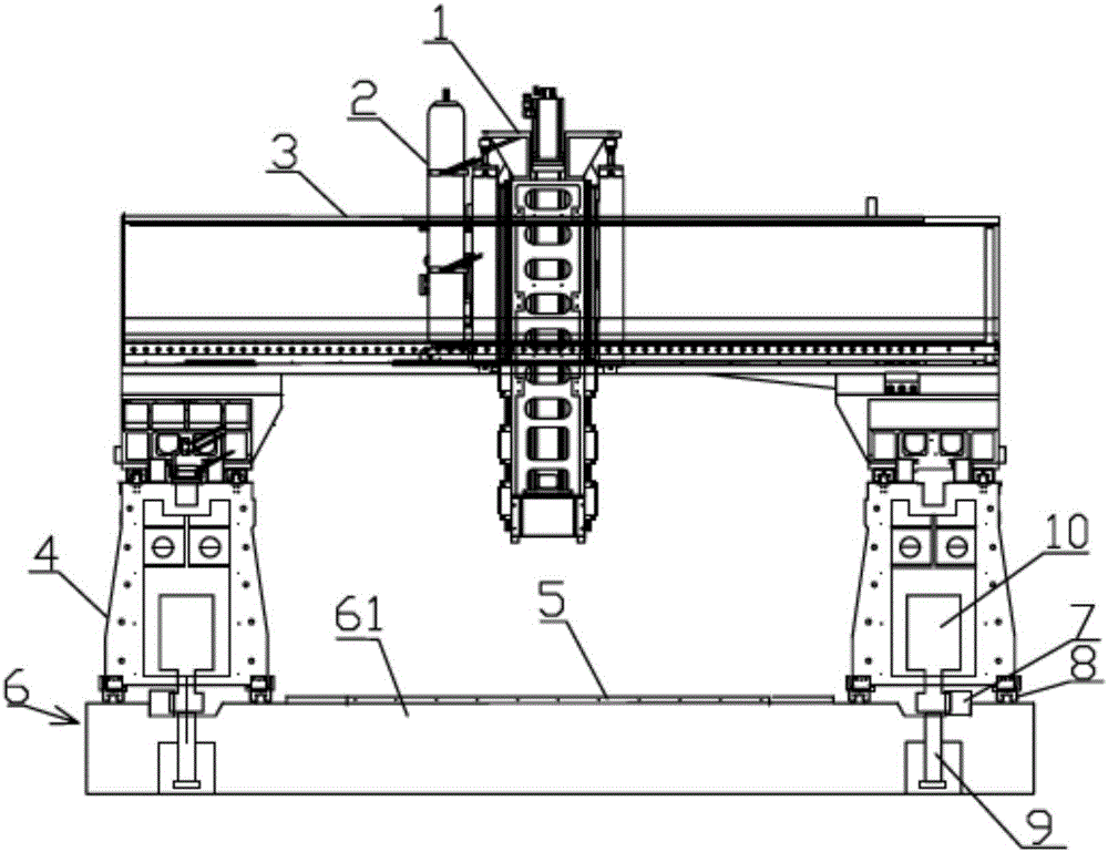 桥式龙门双层导向机构的制造方法与工艺