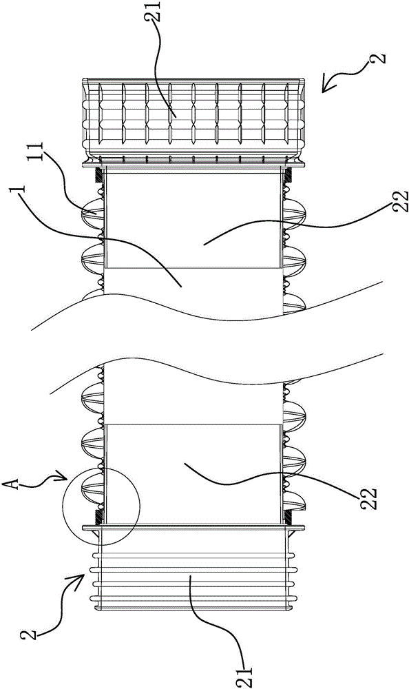 一种螺旋波纹状管道柔性承插式连接工艺的制造方法与工艺