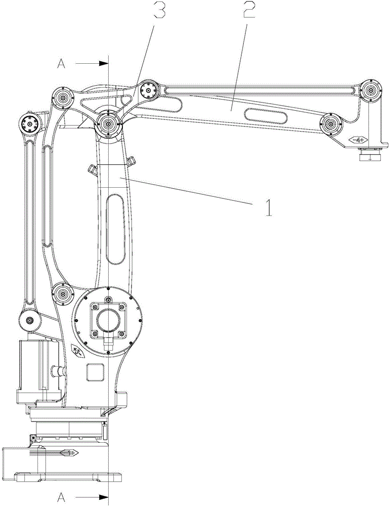四轴码垛机器人的大臂与连杆的连接结构的制造方法与工艺