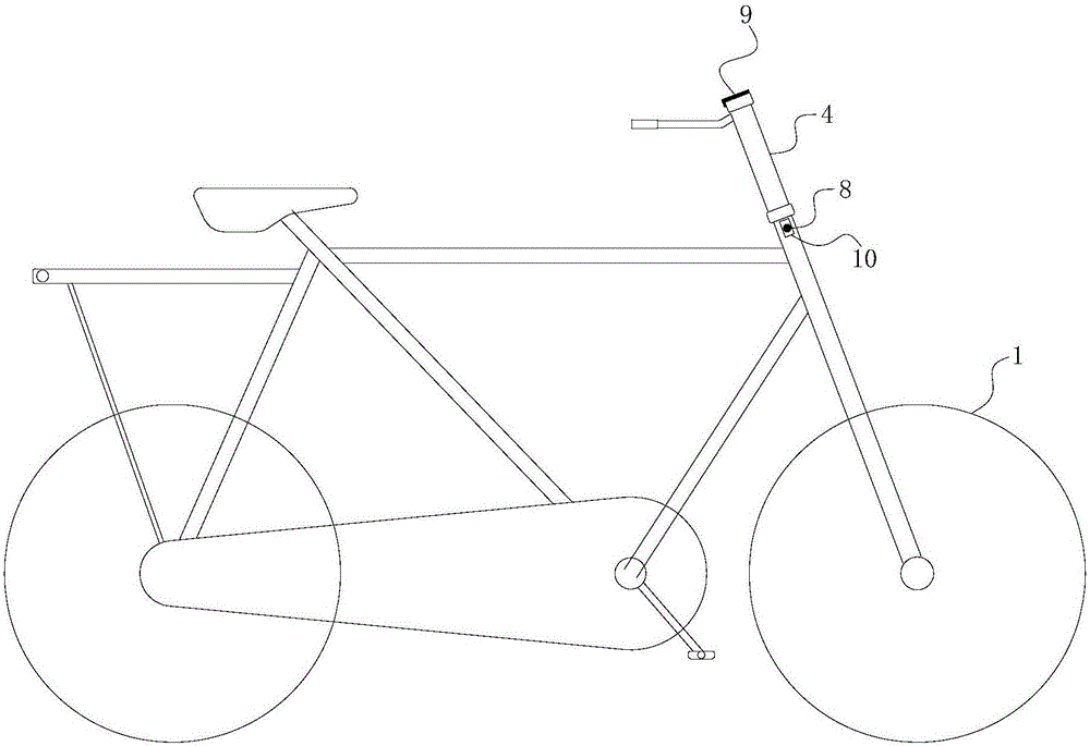 一种自行车折叠伞及自行车的制造方法与工艺