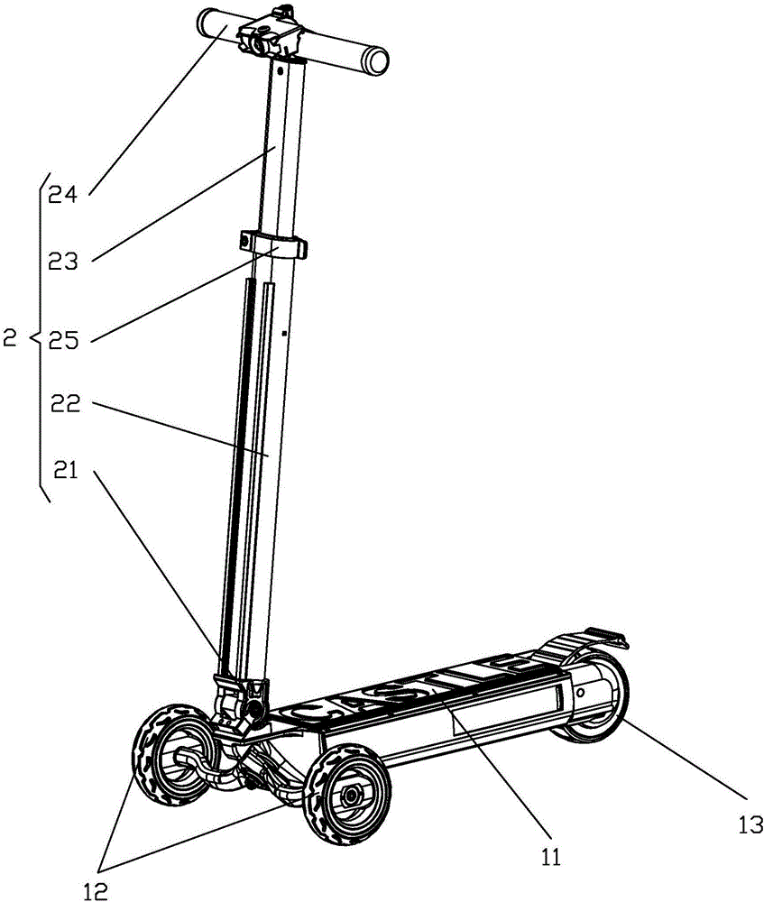一种折叠滑板车的制造方法与工艺