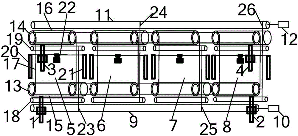 一種兩組獨(dú)立傳動(dòng)印花數(shù)字噴墨印花機(jī)與印花方法與制造工藝