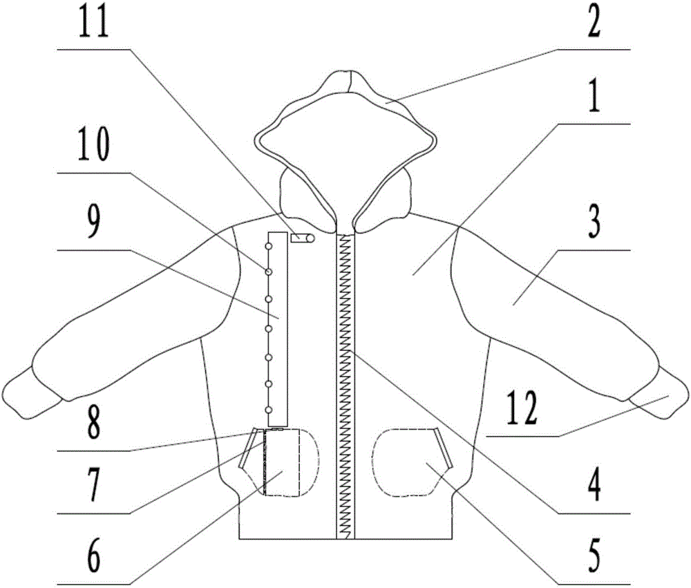 一种口袋内设夹层的新式夹克衫的制造方法与工艺