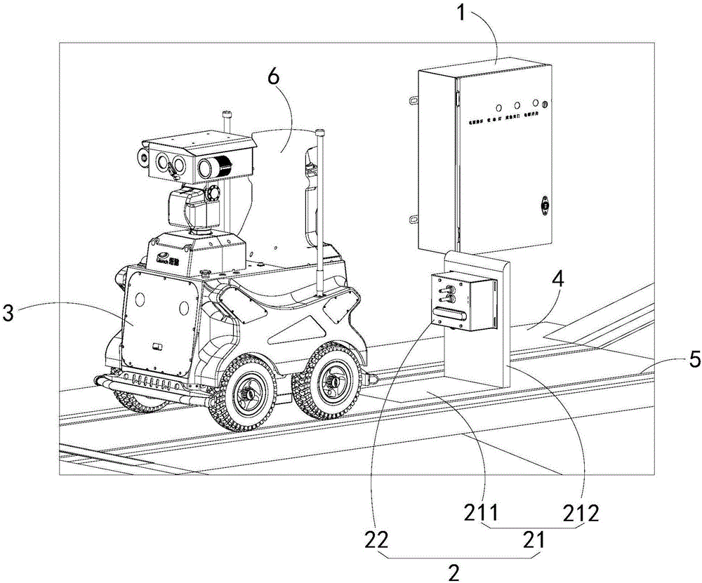 一种地面巡检机器人隐藏式自动充电装置的制造方法