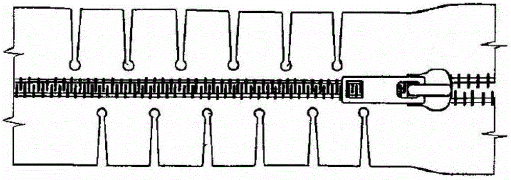 拉链牙带及使用该拉链牙带的拉链带、拉链的制造方法与工艺