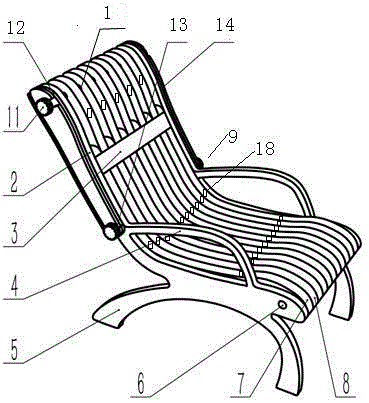 新型折叠躺椅的制造方法与工艺