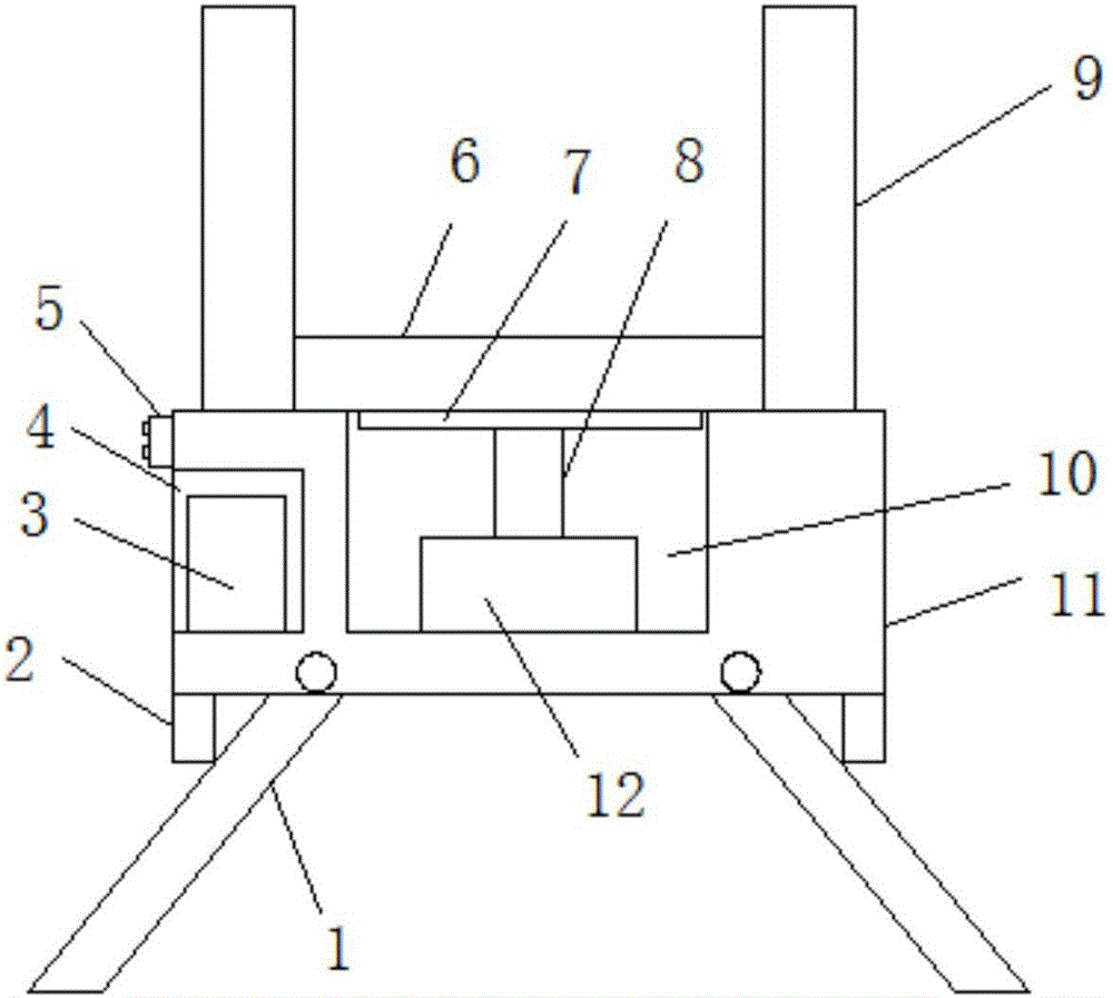 一種建筑打孔用電錘支架的制造方法與工藝