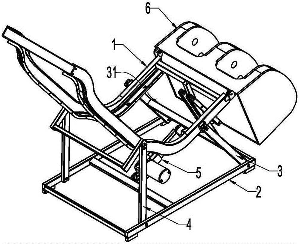 一种前移零重力按摩椅架的制造方法与工艺