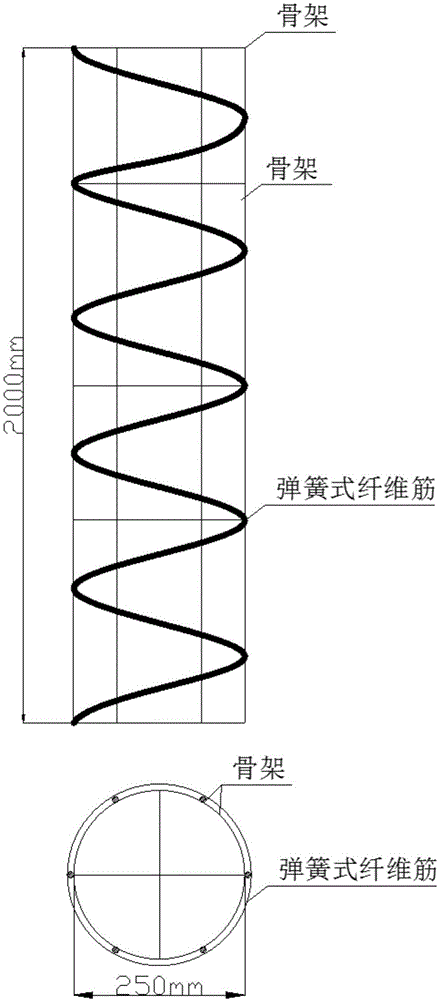 彈簧式纖維筋微膨脹混凝土構(gòu)件的制造方法與工藝