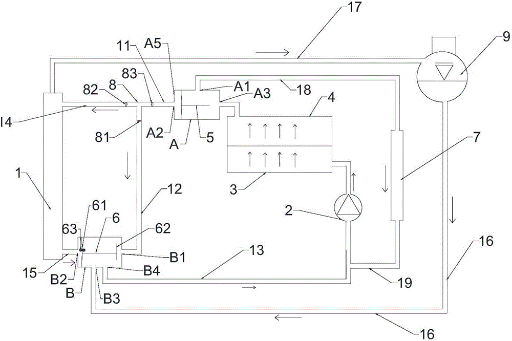 一種帶外置節(jié)溫器的汽車發(fā)動(dòng)機(jī)冷卻循環(huán)系統(tǒng)的制造方法與工藝