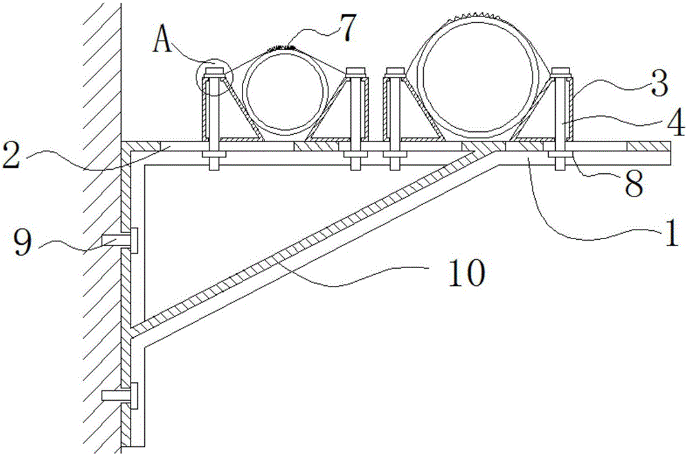 一种管道固定支架的制造方法与工艺