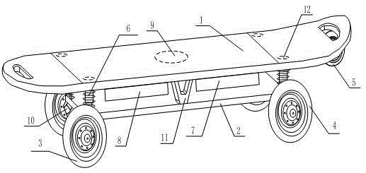 一种电动滑板车的刹车结构的制造方法与工艺