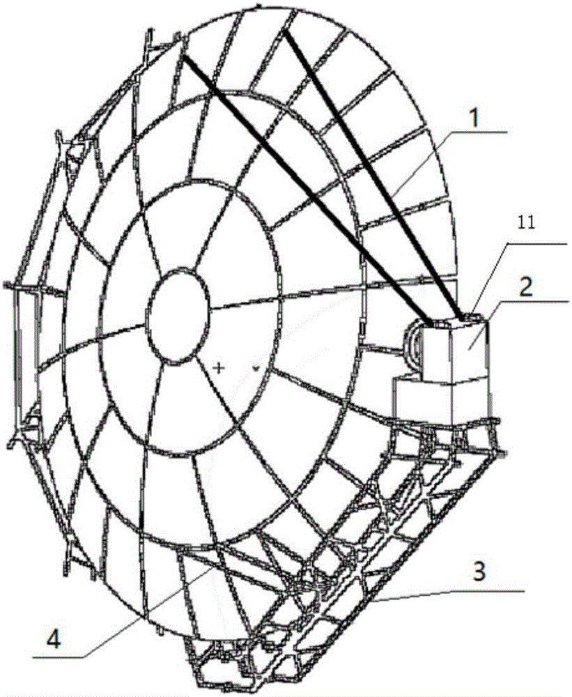 一种反光镜片按整圆排布的聚光碟架的制造方法与工艺