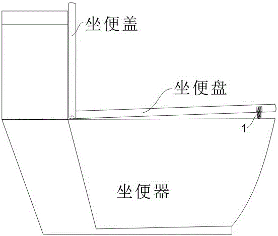 一种伸缩装置控制马桶中坐便盘在坐便器的贴合距离的方法与制造工艺