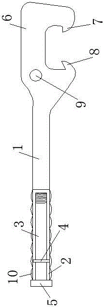 一種涂料桶專(zhuān)用開(kāi)啟器的制造方法與工藝