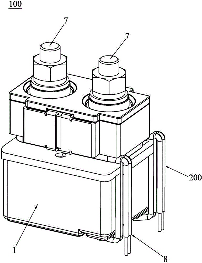 高压直流继电器的辅助触点装置的制造方法