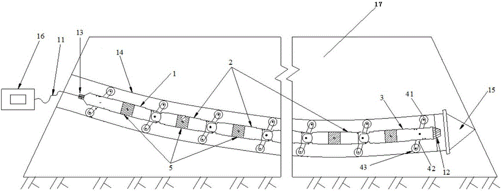 一种串联式的水平型路基沉降测量装置的制造方法