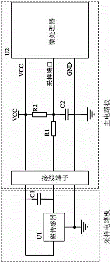 一種與表具計數(shù)器配合使用的采樣電路的制造方法與工藝