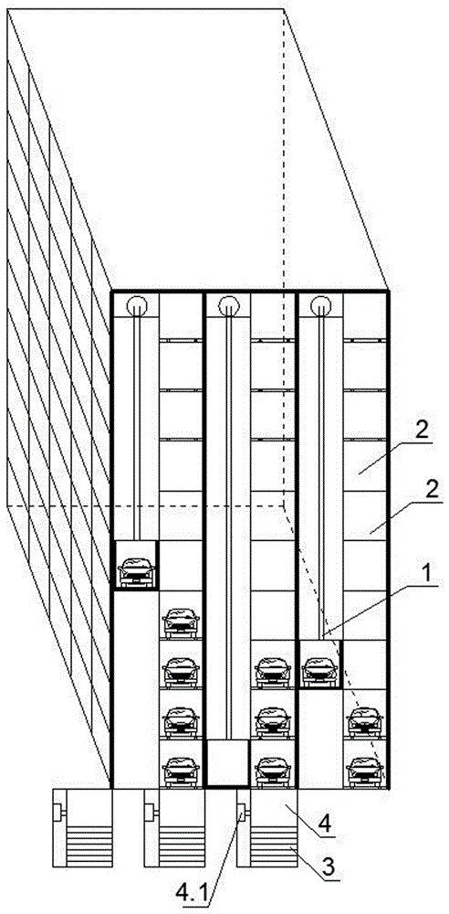 樓宇電梯式自動(dòng)化停車場(chǎng)的制造方法與工藝
