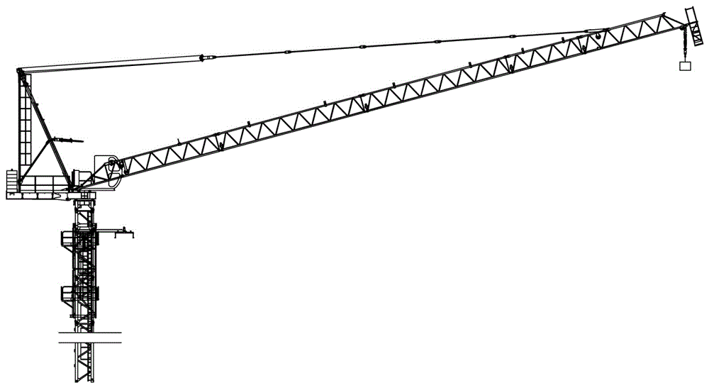 一种具有一体式吊臂的动臂塔吊的制造方法与工艺