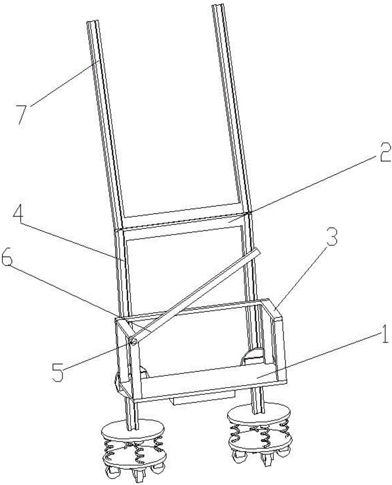 一种便于公变台区操作的移动折叠梯升降梯装置的制造方法