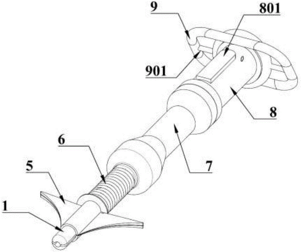 一种手持式弹压裂向引导的开石机的制造方法与工艺