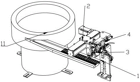 一种线束连接器组装一体机的穿线连接装置的制造方法