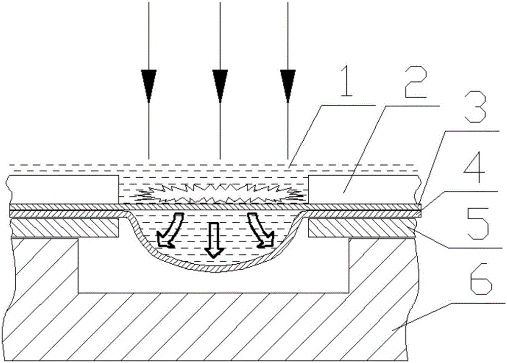 一种激光驱动液压胀形的板材铆接方法及结构与制造工艺