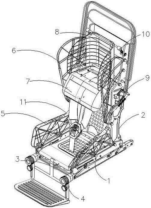 棘爪锁能汽车安全座椅的制造方法与工艺