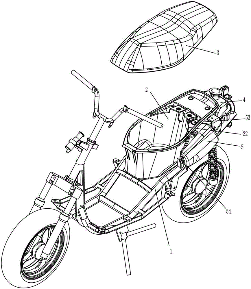 一種摩托車的內(nèi)置機(jī)油壺的制造方法與工藝