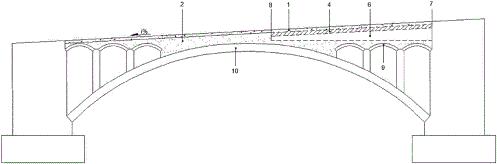 一种圬工拱桥纵向穿孔恒载平衡改造方法与流程