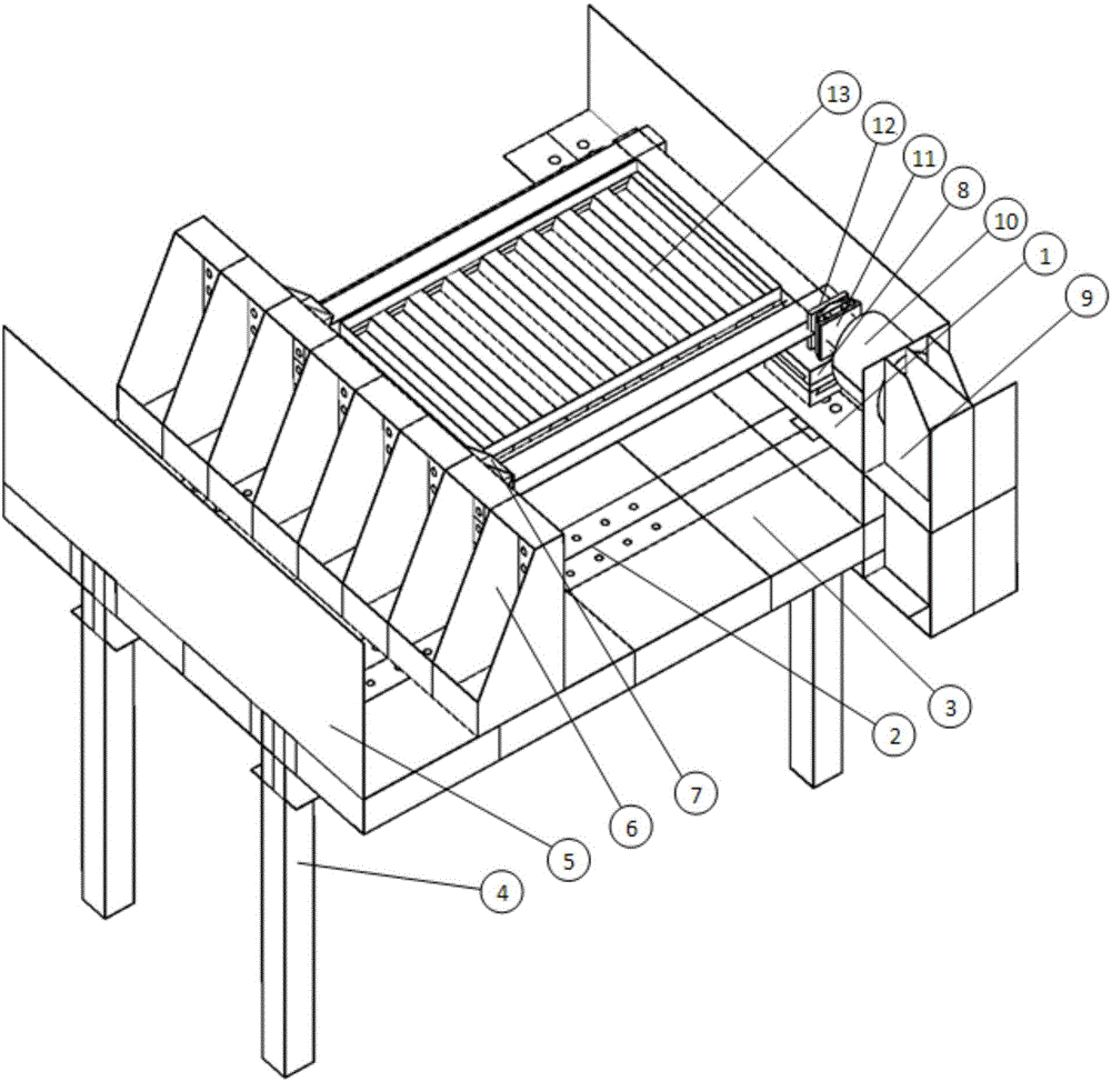 一种导管架平台生活楼波纹板抗剪承载力模型试验装置的制造方法