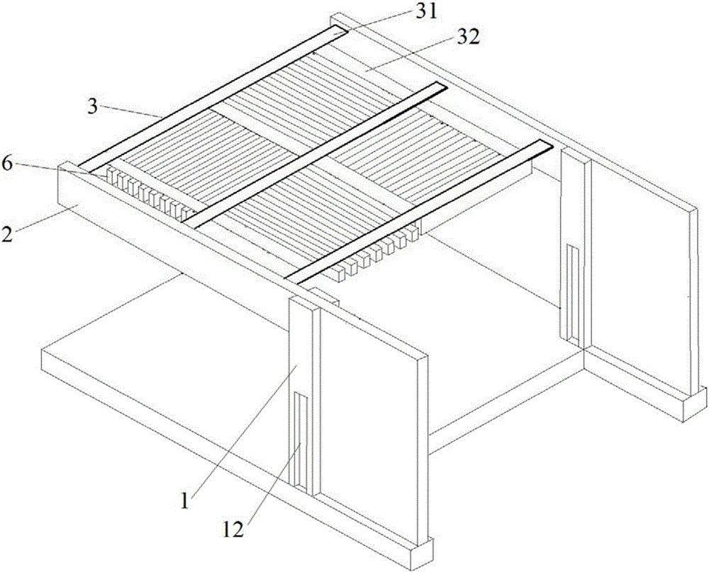 一种具有穿插结构的景观廊架的制造方法与工艺