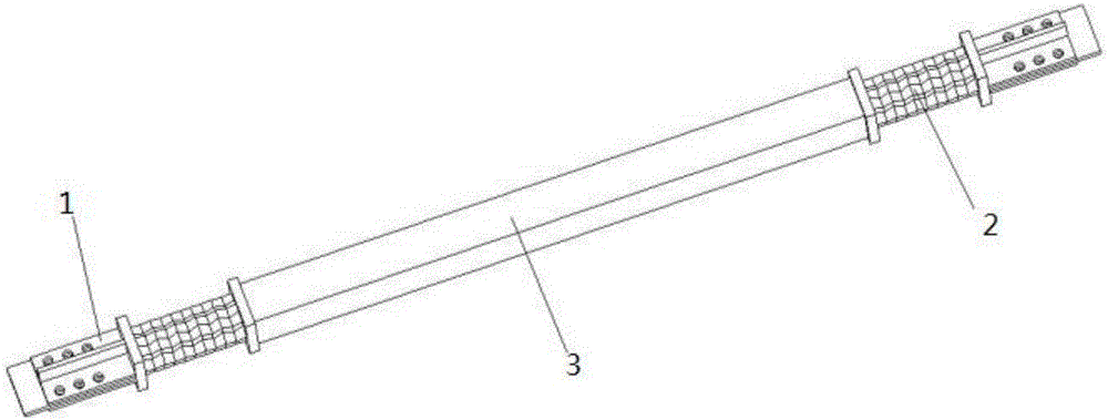 一种端部具有变角度四折痕型诱导单元的耗能型屈曲诱导支撑的制造方法与工艺