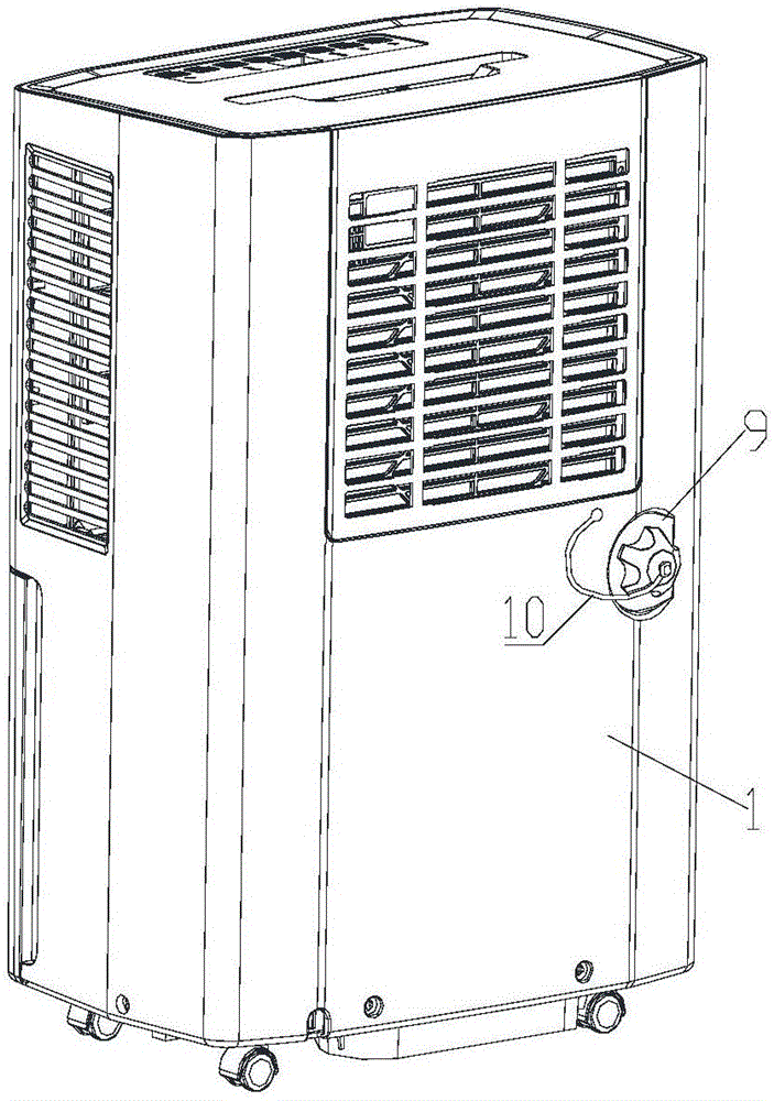 蓋安裝結(jié)構(gòu)、移動空調(diào)和除濕機的制造方法與工藝