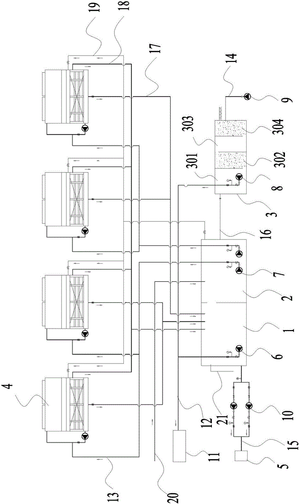 一種冷庫制冰循環系統及制冷工藝的制造方法與工藝