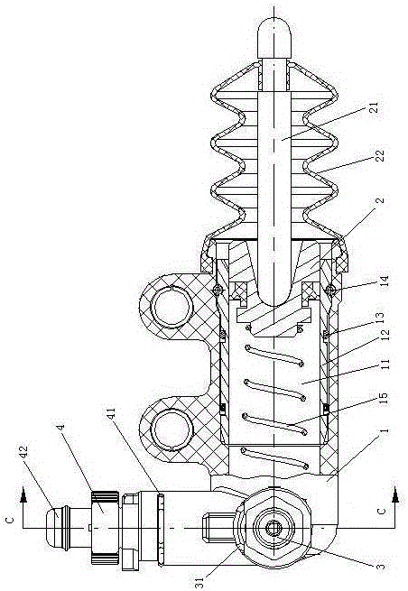 离合器分泵的制作方法