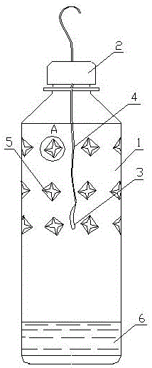 一種掛瓶式斜紋夜蛾誘捕器的制造方法與工藝