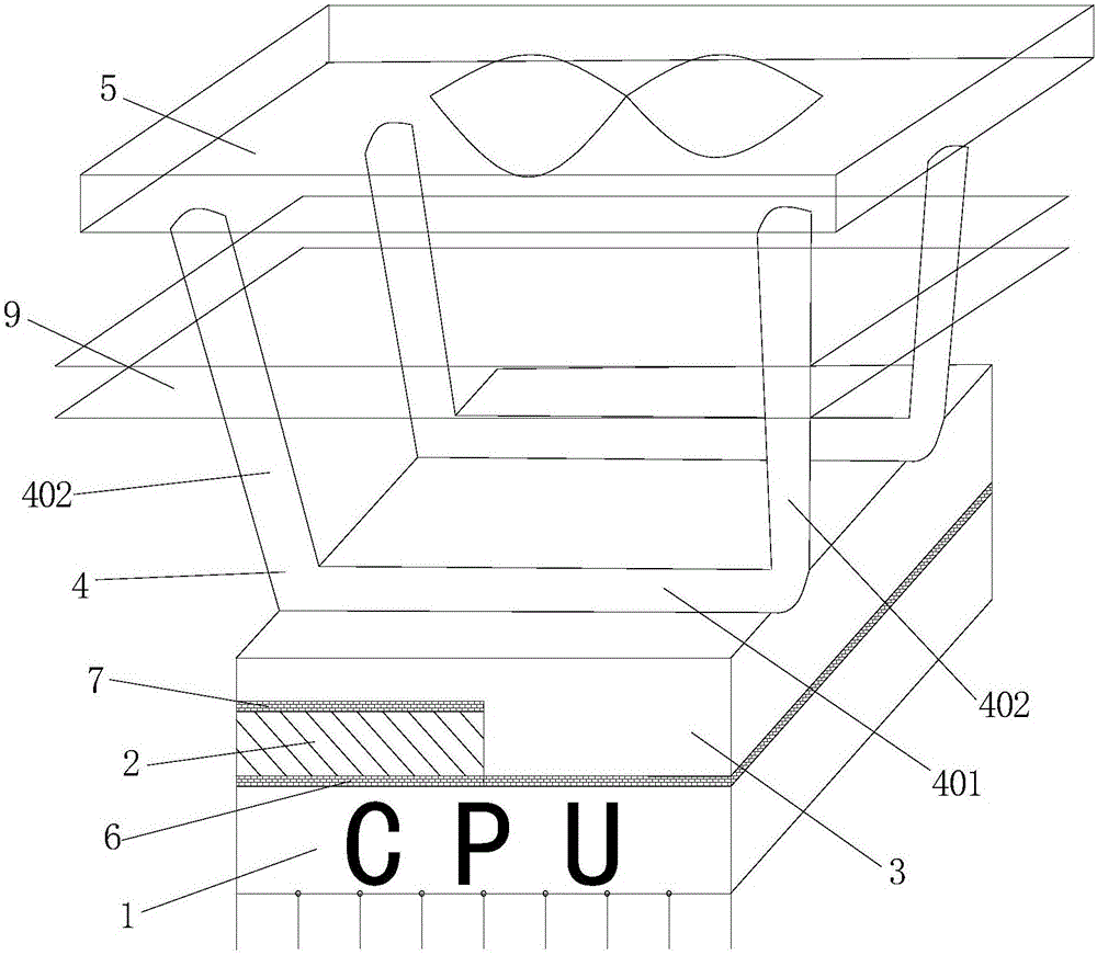 一种串联式CPU散热冷却装置的制造方法