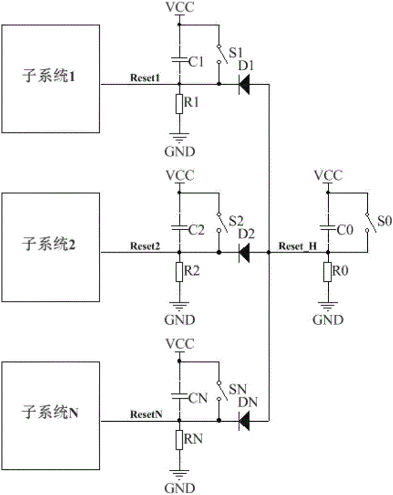 一種高電平有效開關(guān)復(fù)位電路的制造方法與工藝