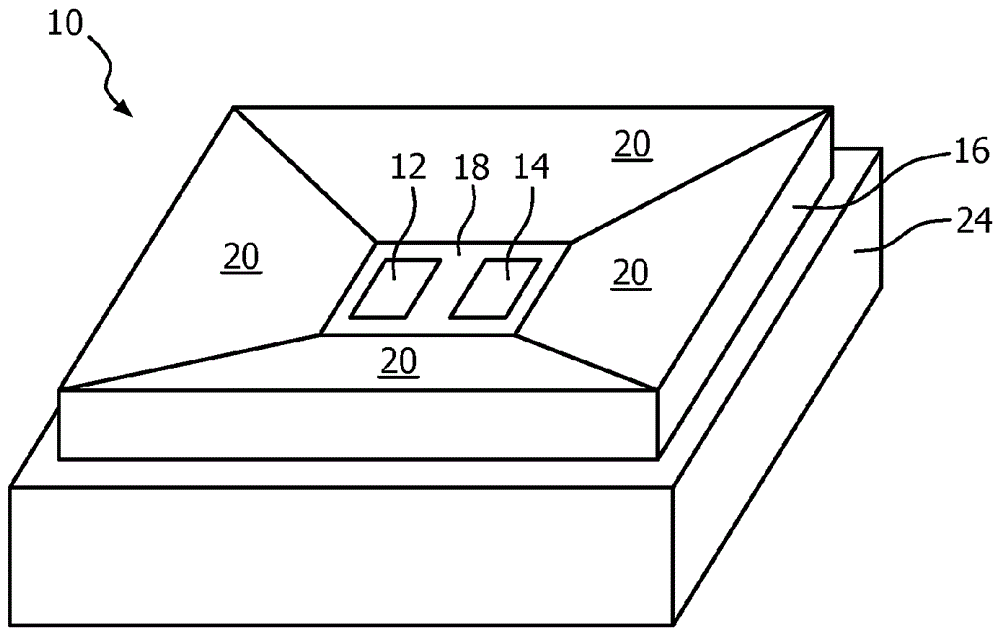 填充有密封剂的用于磷光体转换LED的浅反射器杯的制造方法与工艺