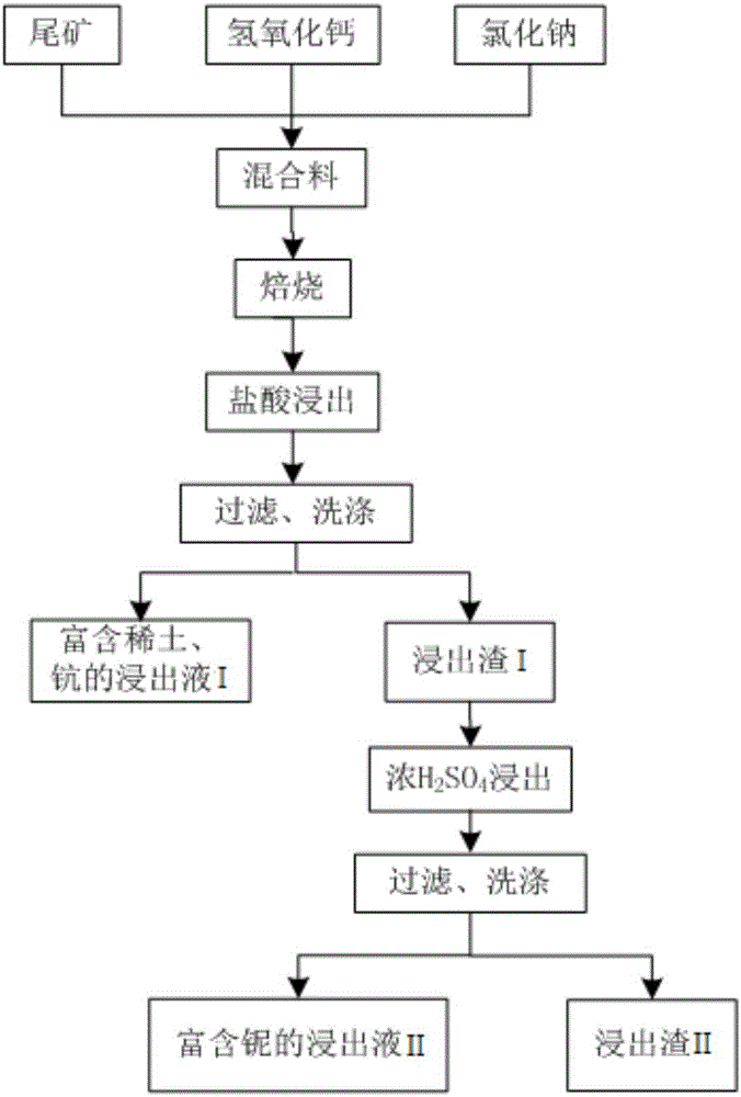 一種從尾礦中浸出鈮、鈧及稀土元素的方法與制造工藝