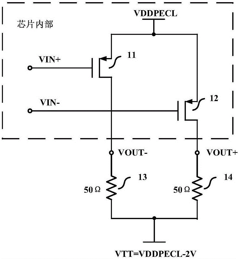 一种减小输出信号下降时间的PECL发送器接口电路的制造方法与工艺