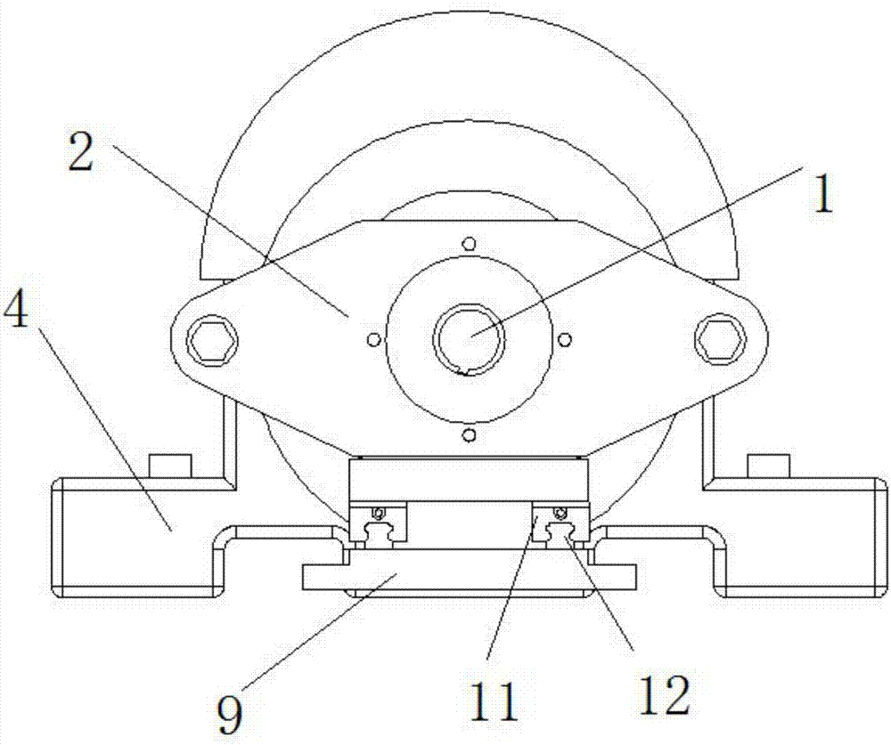 一种轴向固联螺旋线相反的斜齿扭矩加载装置的制作方法