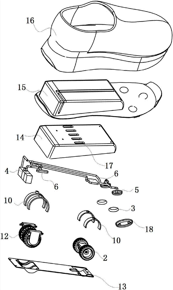 電動自行兩用鞋的制作方法與工藝