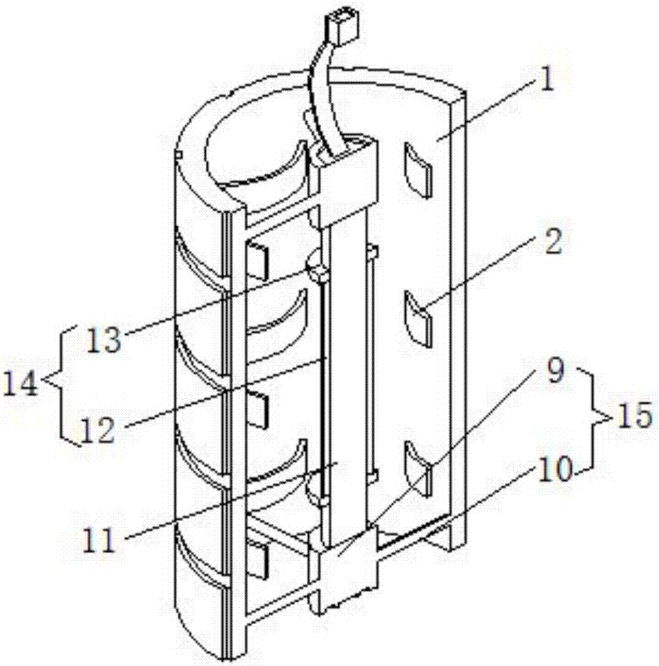 一種可分類收放不同文具的文具盒的制作方法與工藝