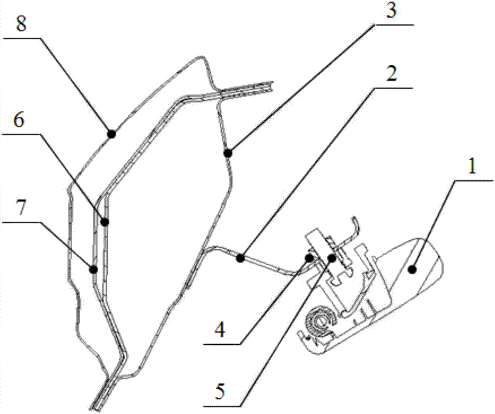 一種汽車扶手安裝結(jié)構(gòu)的制作方法與工藝