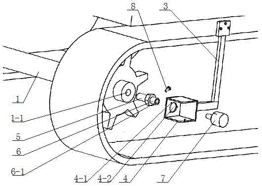 一種履帶車輛履帶速度檢測裝置的制作方法